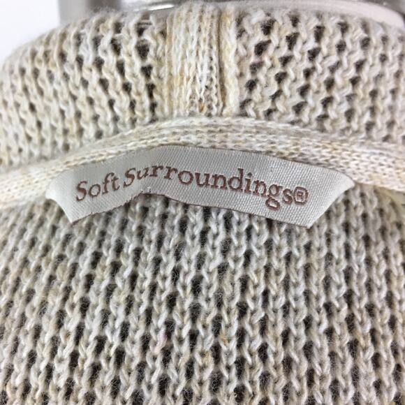 Soft Surroundings Brown Hooded Cape - Picture 7 of 8